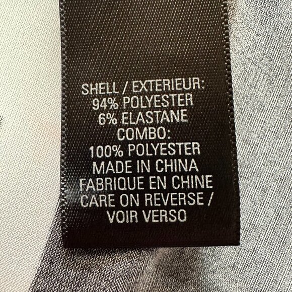 Tahari Y2K Sleeveless Halter Blouse Top Womens S Abstract Floral Print Black Red - Picture 8 of 9